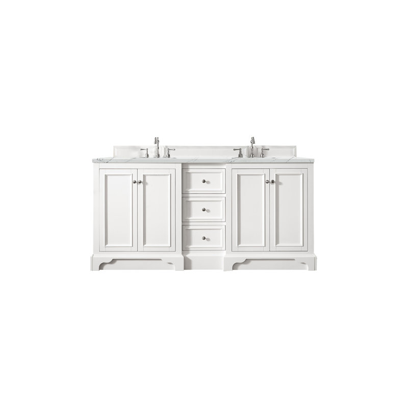Kewstoke 72'' W Double Vanity, Ethereal Noctis, 8" Widespread