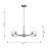 Kirkham Couey 5 Light Dining Room Chandelier With Clear Shade-349252654-349252663-349252656