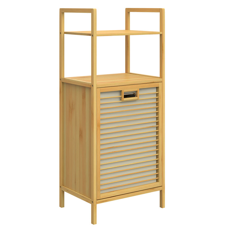 Nalis Solid Wood Freestanding Bathroom Cabinet