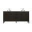 Meuble-lavabo double 72 po en chêne chocolat-314797663-314797651