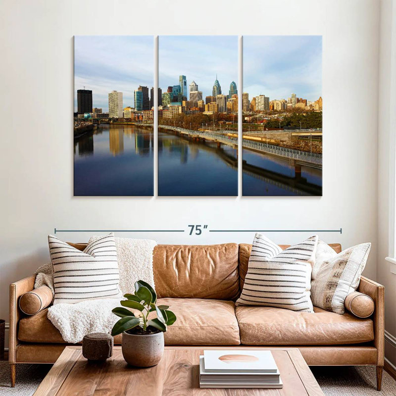 Paysage urbain de Sireci, Philadelphie, H 42 po x l 65 po