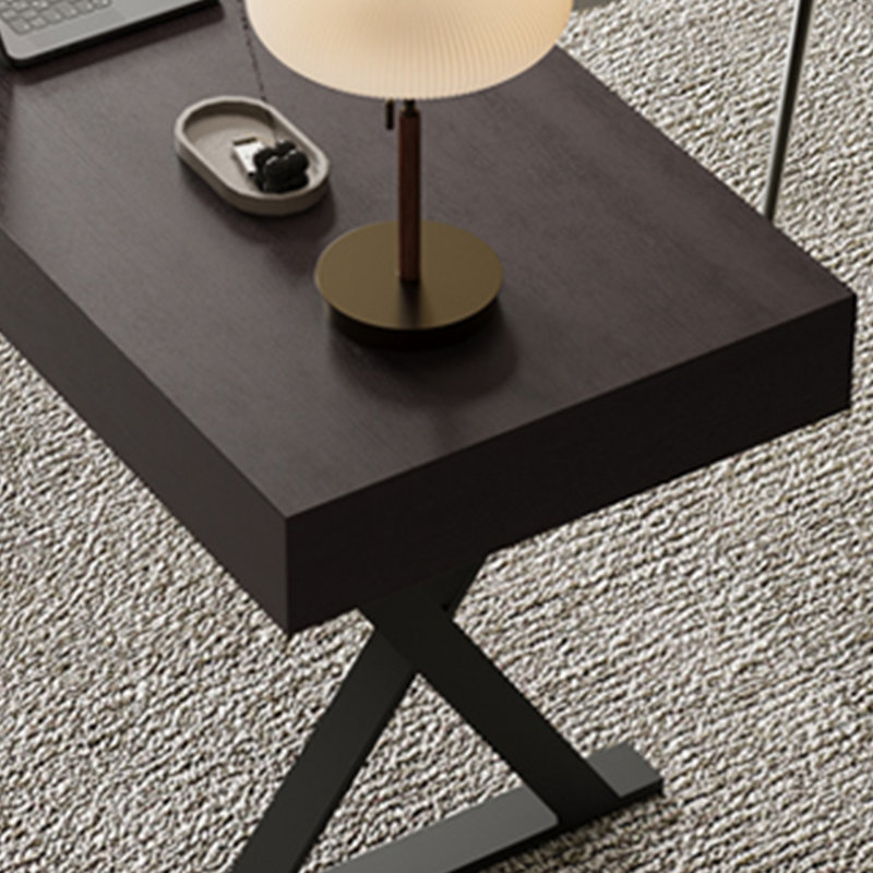 Bureau à domicile de style rétro, H 29,52 po x l 70,86 po x P 27,55 po