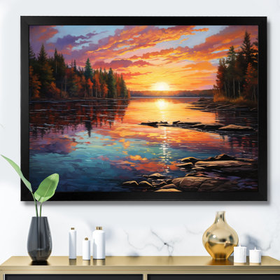 Canada Morning Reflections I sur impression sur toile