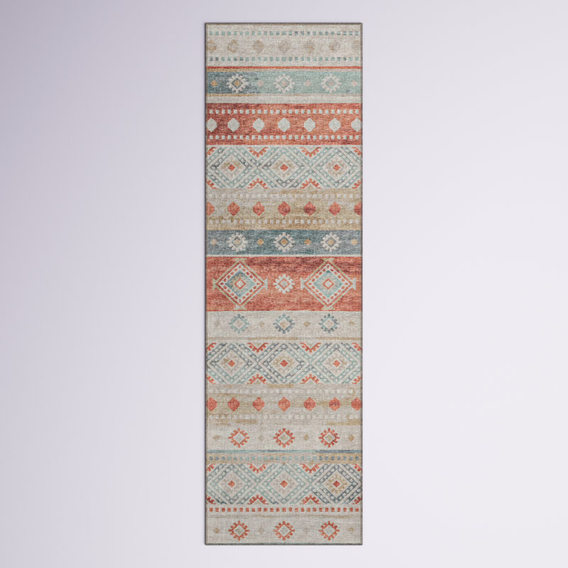 Jerrell Chenille Washable Moroccan Rug, Runner 2'3" x 7'6"