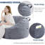 Fauteuils à billes pour adultes / enfants avec rembourrage en mousse à mémoire de forme