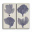 Indigo Seafans I - ensemble de 2 reproductions sur toiles tendues-610080001