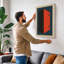 Geometric Block Industrial - Wrapped Canvas-1754252038-1754252042