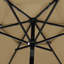 Ohlone 250 cm W X 250 cm D Hexagonal Market Parasol-270194946