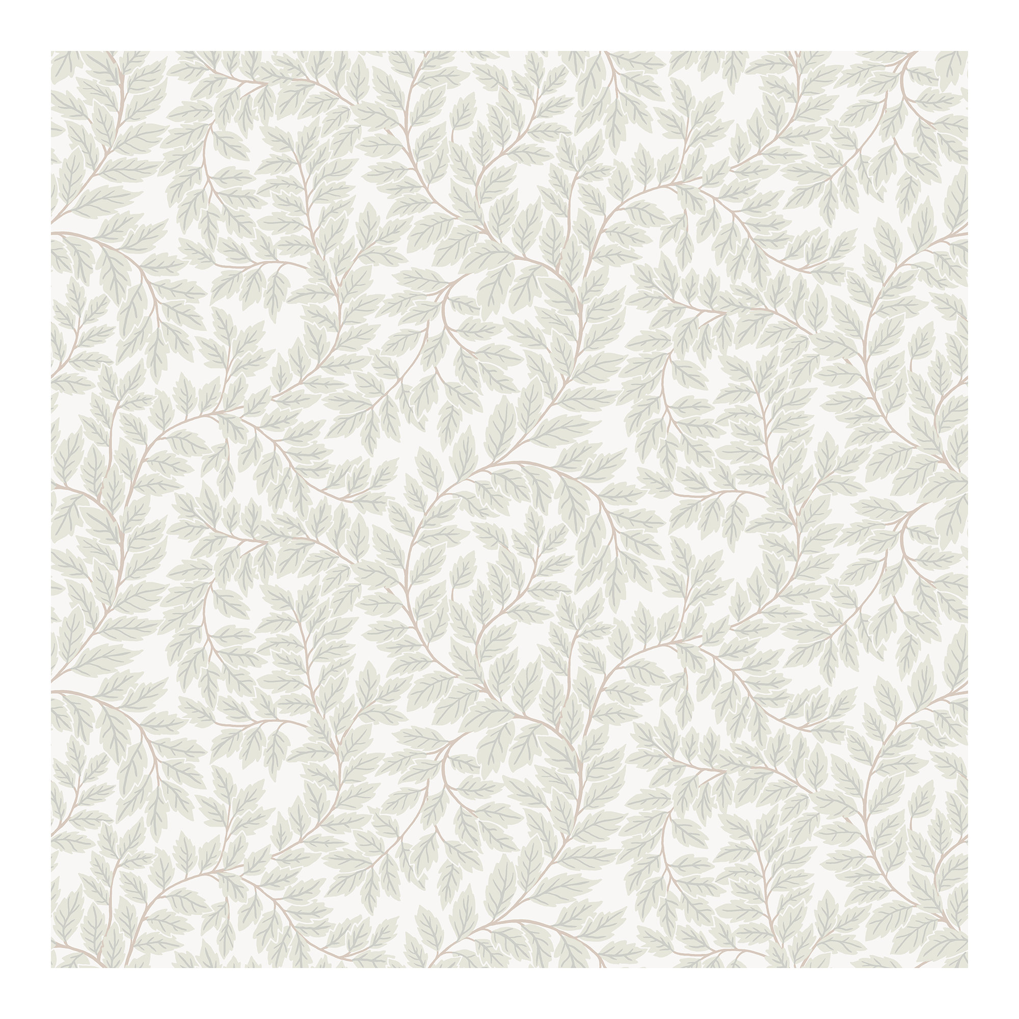 Vesa Botanical Wallpaper, Gray