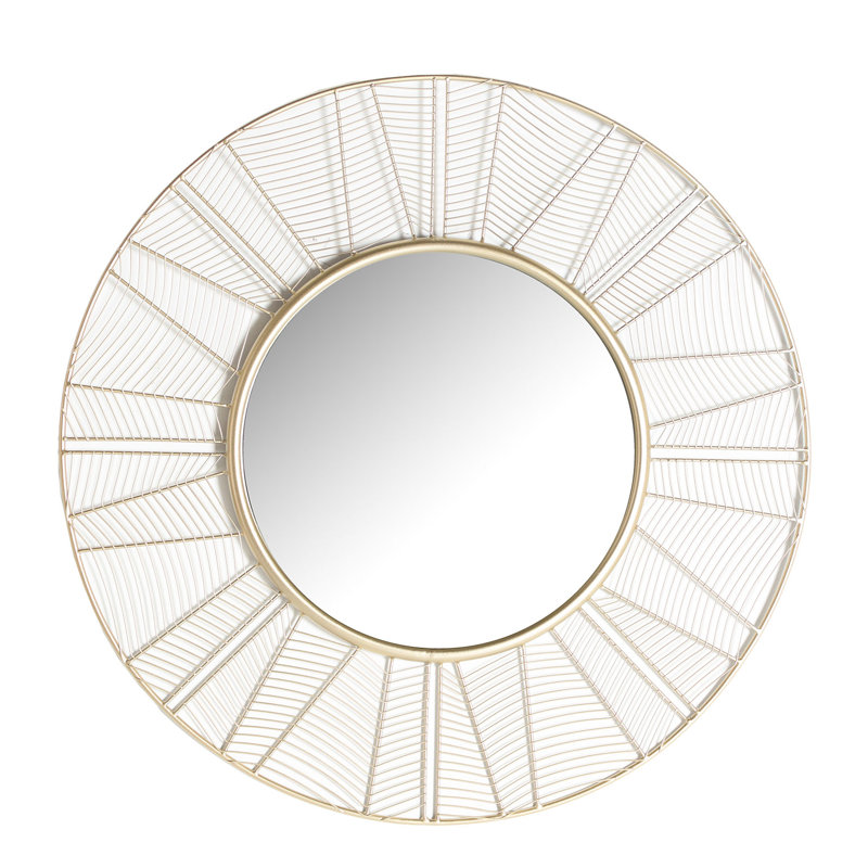 Askim Metal Round Wall Mirror