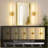 32'' Battery Operated Wall Sconces with Remote Control, Dimmable Wall Sconces Set of Two, 350°Rotate-399636272