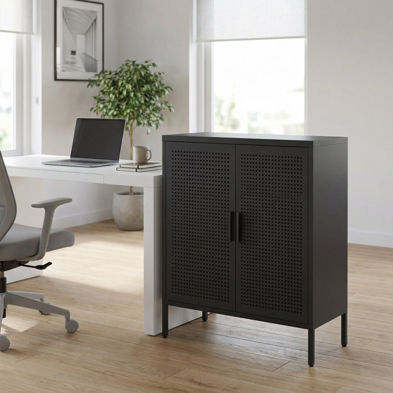 Jaoni Steel Single Storage Cabinet ( 39.96'' H x 31.5'' W x 15.75'' D)