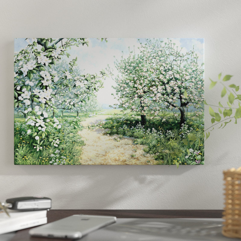 «Spring», reproduction sur toile, H 8 po x l 12 po x P 0,75 po, Toile tendue, Pas de tapis