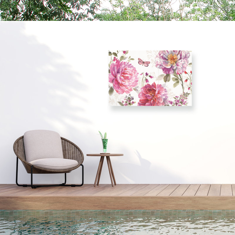 Visiblement rose 18 - Impression sur toile tendue, H 22 po x l 32 po