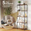 161cm H x 79cm W Metal Standard Bookcase-353515522
