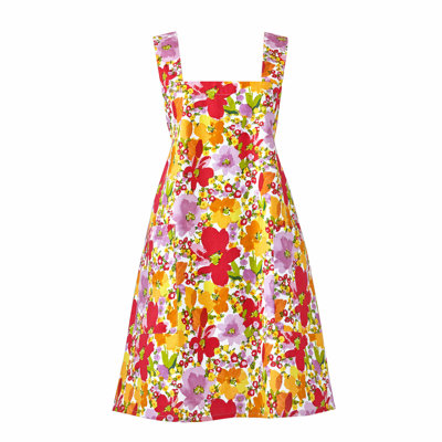 Springtime Floral Pinafore Apron