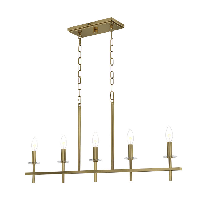 Sapello Plug & Play 5-Light Chandelier in Transitional and Modern Style-68.7 Inches Tall and 36 Inches Wide