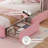 Upholstered Led Bed Frame With 4 Storage Drawers And 2-Tier Storage Bookcase, Velvet Princess Platform Bed For Kids/Girls, Headboard With Charging Station & Crystal Button & Crown-572727021