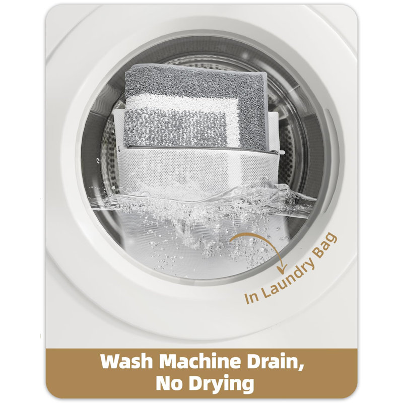 Tapis de bain avec envers antidérapant, L 36 po x l 24 po, Gris clair