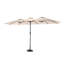 Grand parasol d'extérieur double face 14,8 pi avec manivelle (sans base)-2008187619