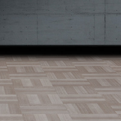 Carrelage en vinyle 12 po x 12 po x 1,2 mm de couleur gris Nexus