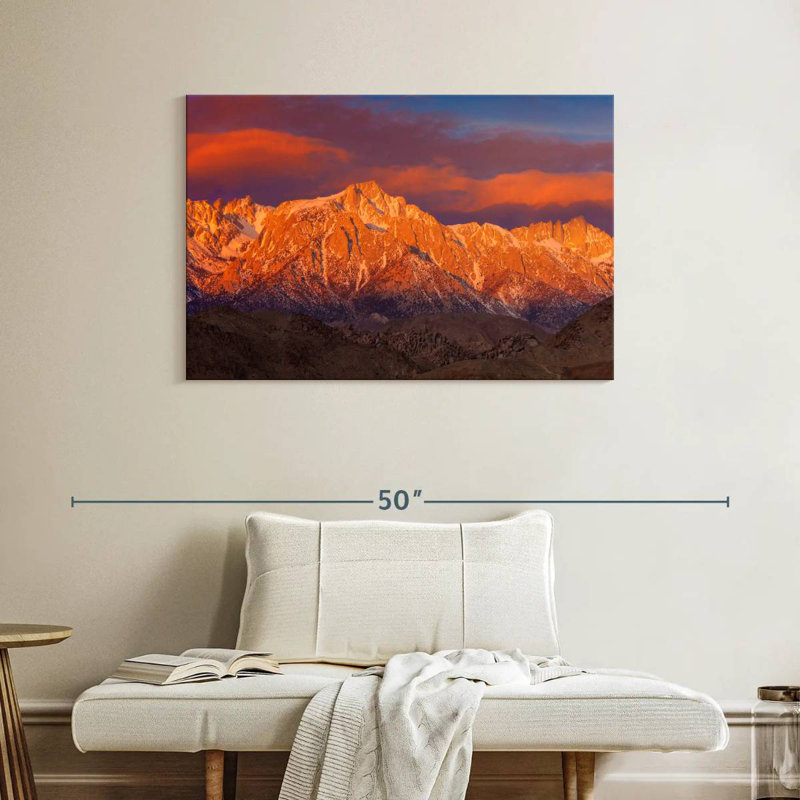 Alvord Mountain Whitney Sunrise, H 26 po x l 39 po