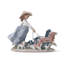 Puppy Parade Girl with Dogs Figurine