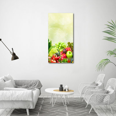 Vegetables And Fruits - Wrapped Canvas Print