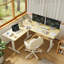 Schlater 63'' L-Shaped Height Adjustable Standing Desk-293063997-314413591