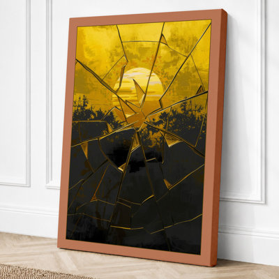 Spider in Shadow Modern - Wrapped Canvas