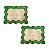 Wavy Rectangular Placemat - Set of 2