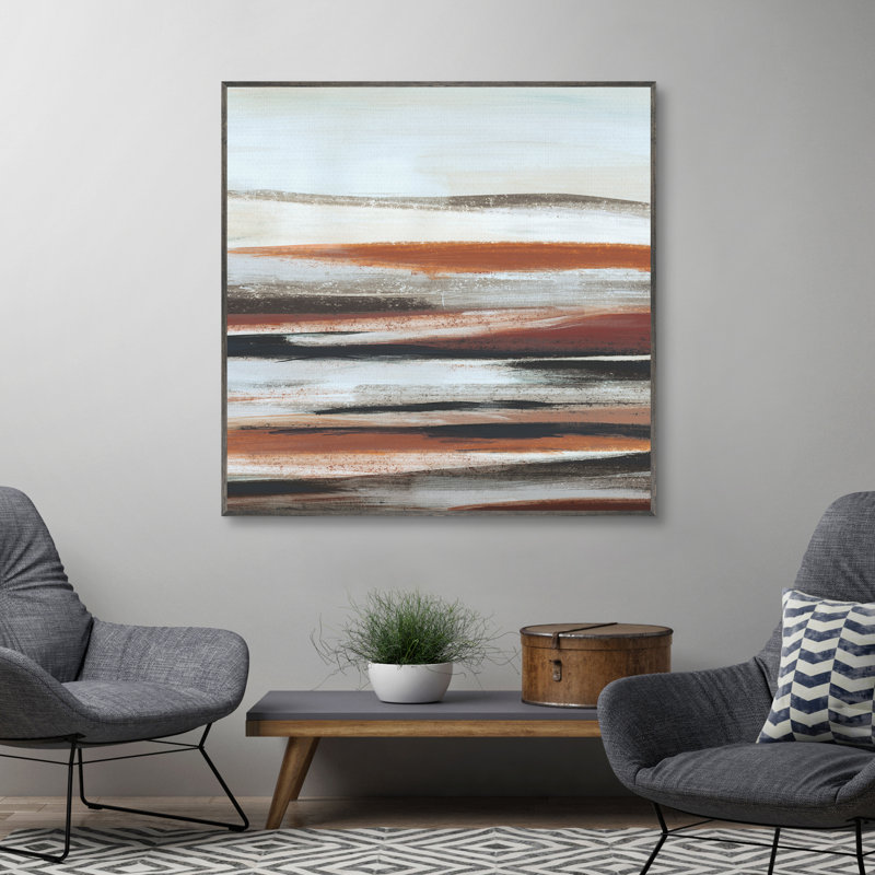 Abstract Landscape 1 By Willowbrook Fine Art Framed Wall Art