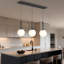 Lustre moderne en verre moderne-1184082668