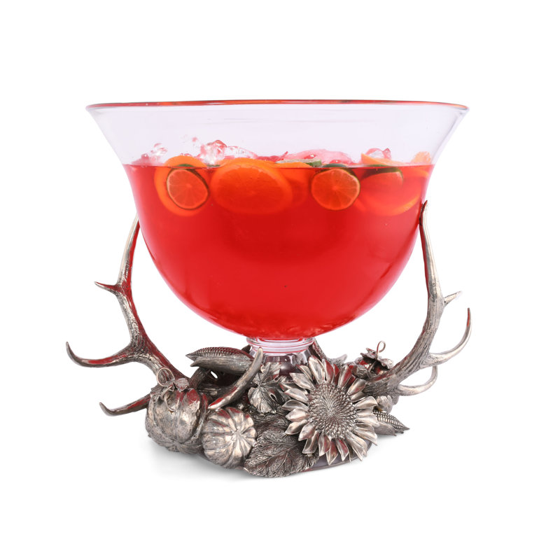 Harvest Glass Nut Bowl