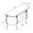 Berkhamstead 42” Console Table with Ornate Horse Motif Legs Design-99647213