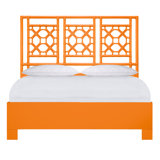 Lattice Back Platform Bed