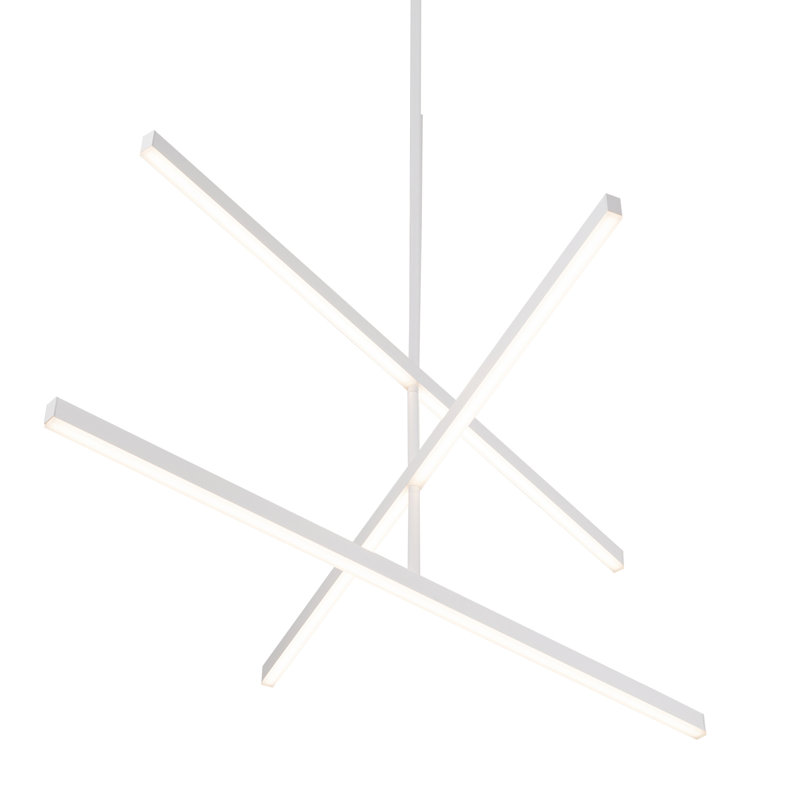 Vega Modern White LED 56" Linear Chandelier