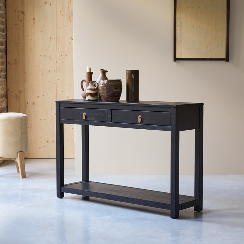 Zenaka 47.24'' Solid Wood Console Table
