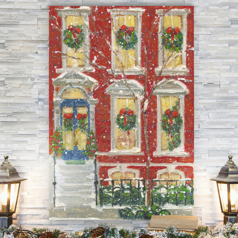 «Dressed For The Holidays» par Parvez Taj, reproduction d'art sur toile tendue, H 27 po x l 18 po x P 1 po