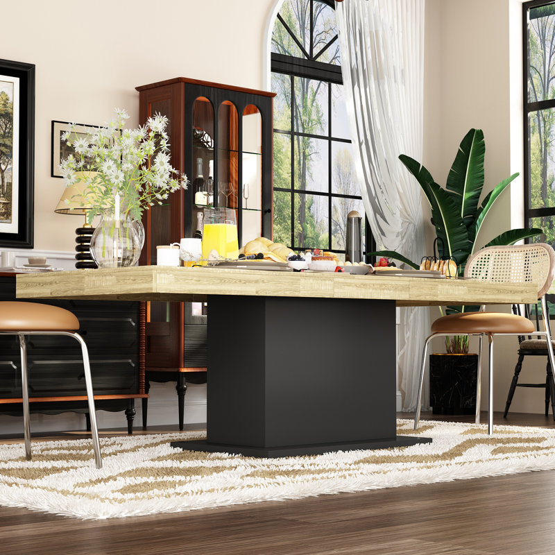 Table de salle à manger avec bureau extensible pour la maison et le bureau