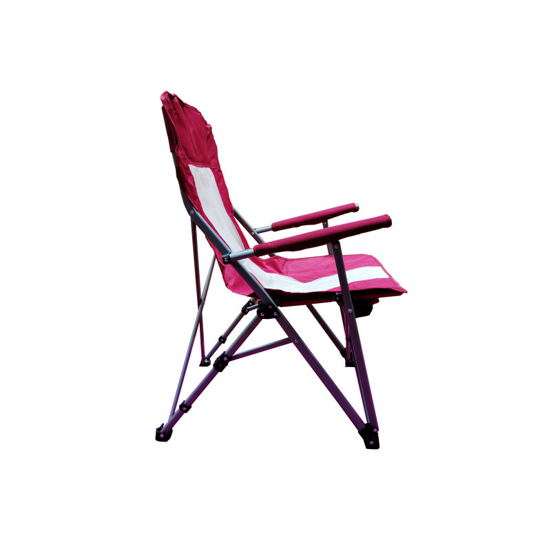 Forough Folding Camping Chair, Red