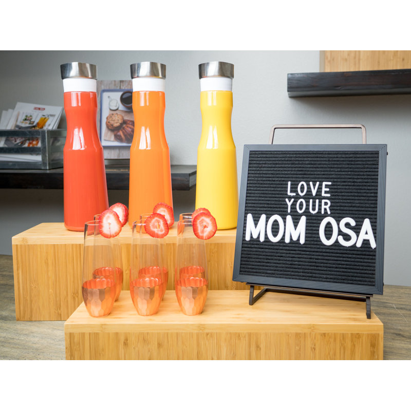 51 oz Carafe en polycarbonate transparent avec couvercle