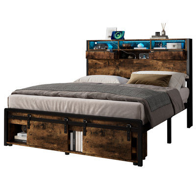Solid Wood Bed