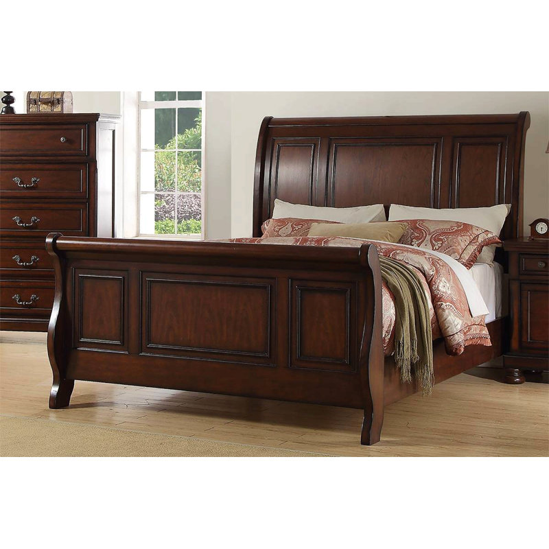 Mobilier de chambre à coucher à panneau et tête de lit 1Pc, Très grand lit