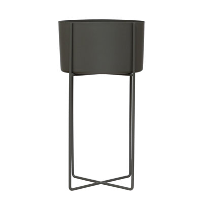 Metal Planter with Stand