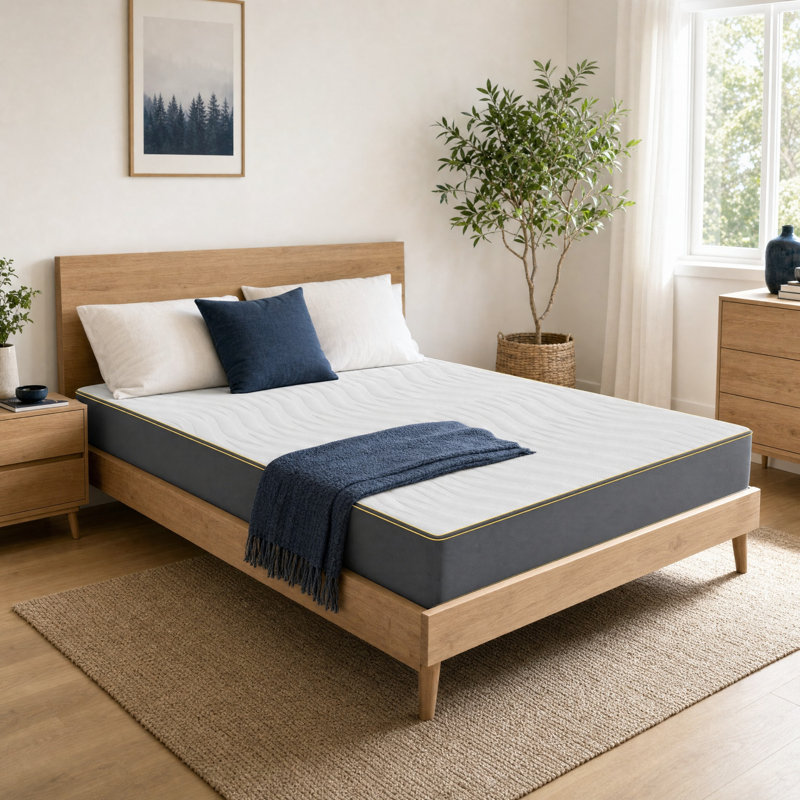 Bliss Medium 24cm Gel Memory Foam Mattress, Double (4'6)