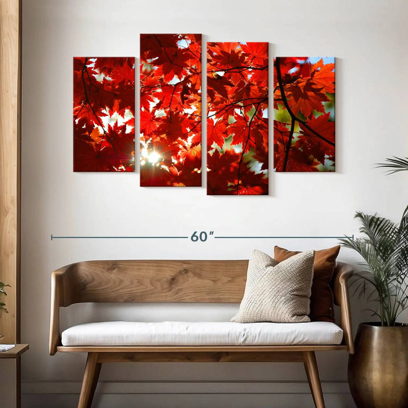 Alvord Maple Leaves, 32" H x 52" W