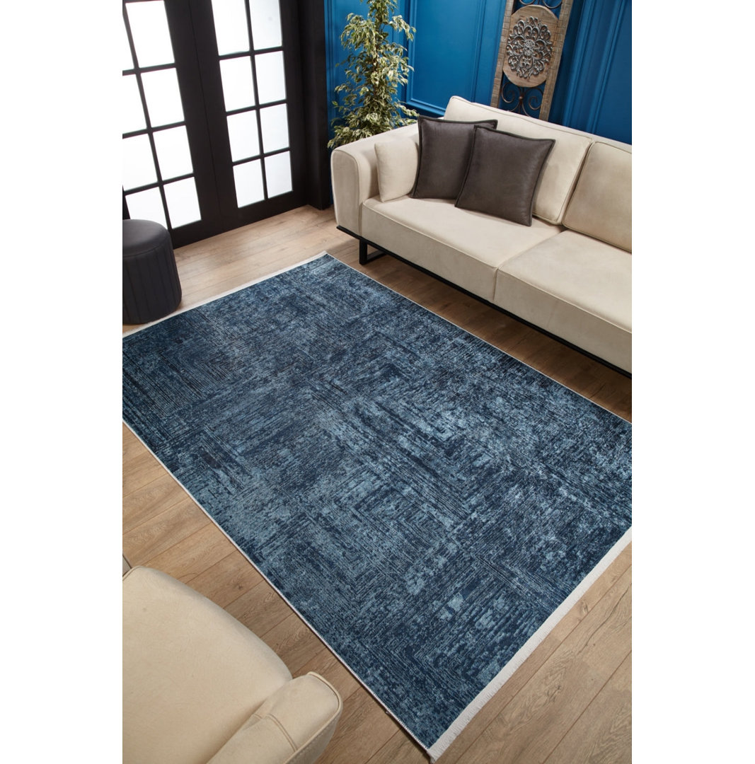 Teppich Dareon in Marineblau