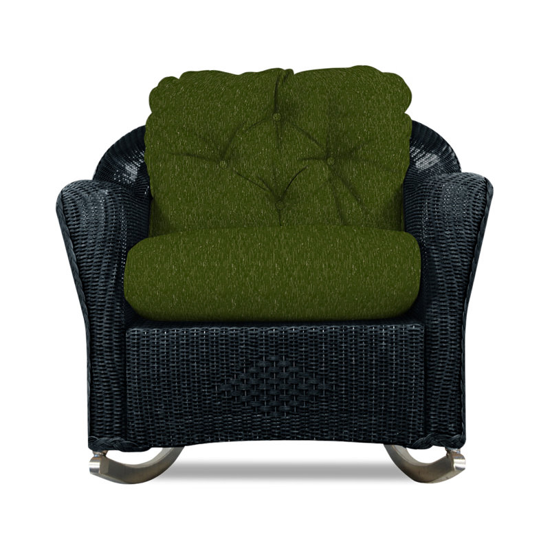 Reflections Outdoor Rocker Chair, Knix Granite, Ebony