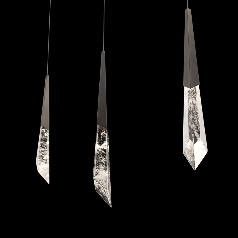 Solitude 3 - Light LED Pendant, Antique Nickel